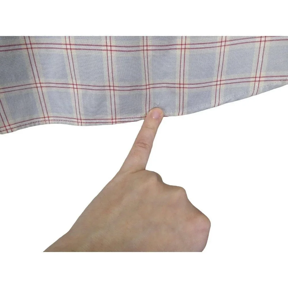 UNTUCKit Shirt Mens Size L Long Sleeve Wrinkle Free Button Up Plaid Ridgeview WF - Picture 10 of 10